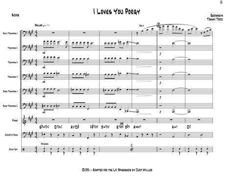 I Loves You Porgy – Trombone Sheet Music – Curt Miller Music