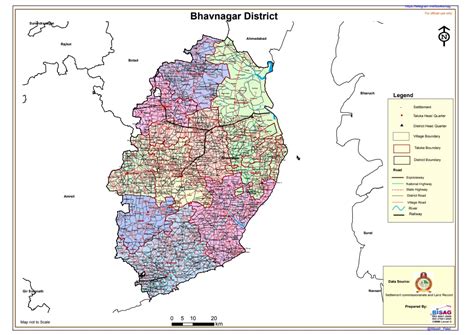 Bhavnagar Dist Digital HD Map Pdf Download