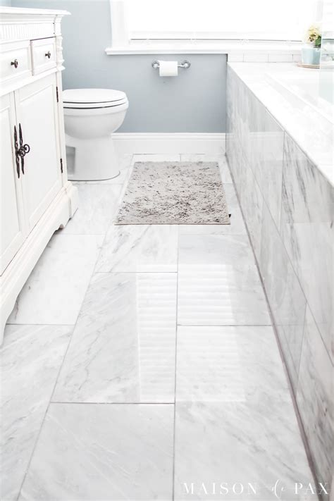 White Marble Bathroom Floor Tiles – Flooring Site