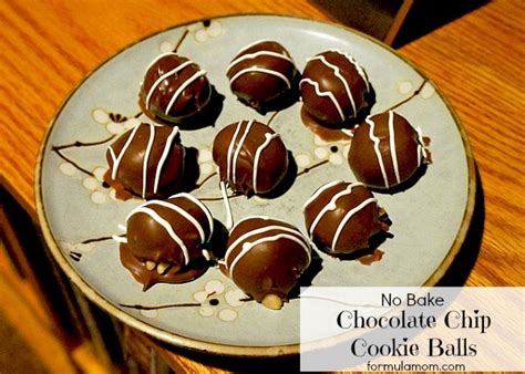 No Bake Chocolate Chip Cookie Balls Recipe • The Simple Parent