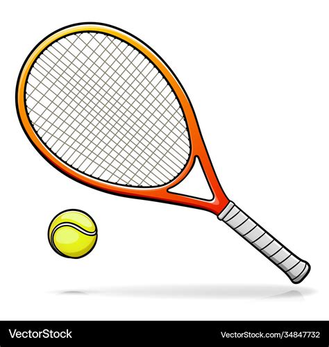 Cartoon Tennis Racquet : Tennis Racket And Ball Clipart | Bodegawasues