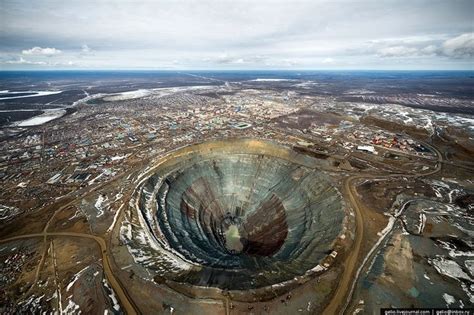 Mirny Diamond Mine in Eastern Russia | Mirny, Diamond mines, Russia