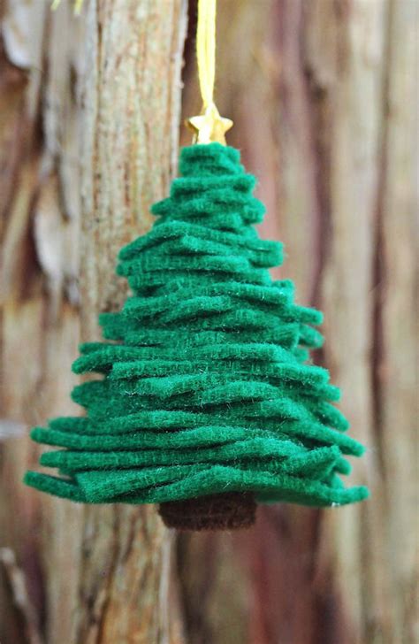 Haz un mini árbol de navidad en fieltro ~ lodijoella