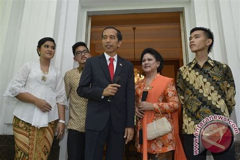 Perkenalkan anak-anaknya, Jokowi lupa umur - ANTARA News