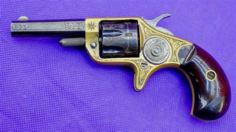 Colt Antique Engraved New Line 22 Short Revolver | LugerMan