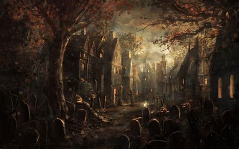 Halloween Town Wallpapers - Wallpaper Cave