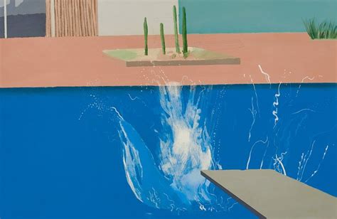 David Hockney's iconic artwork The Splash to auction at Sotheby's