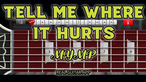 Tell Me Where It Hurts | MYMP | Real Guitar App Cover - YouTube