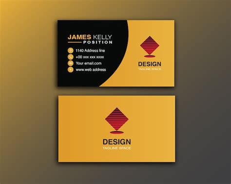 Premium Vector | Simple minimalist business card visiting card conect card