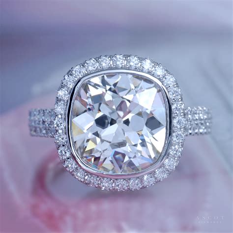 Old Mine Cushion Cut Diamond Ring – Ascot Diamonds