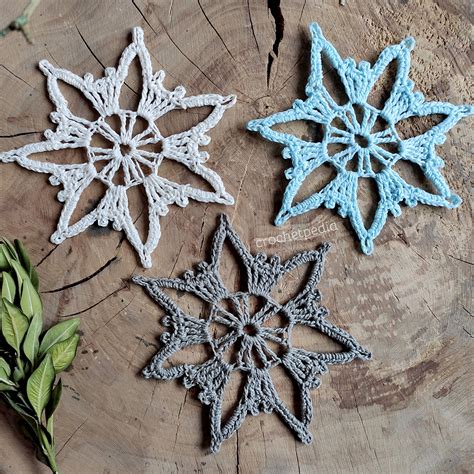 Easy Crochet Snowflakes Mini CAL - Free Patterns! | Crochetpedia