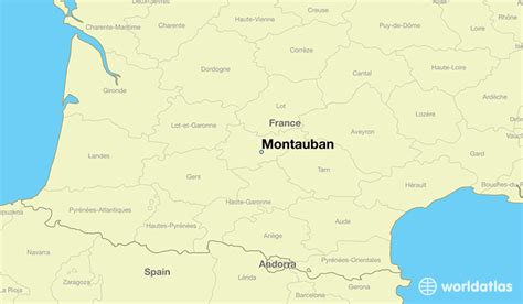 Where is Montauban, France? / Montauban, Midi-Pyrenees Map - WorldAtlas.com