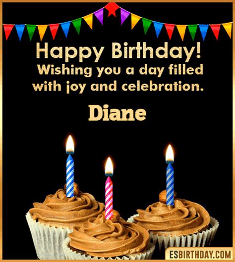 Happy Birthday Diane GIF 🎂 Images Animated Wishes【28 GiFs】