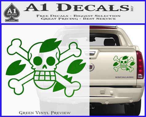 One Piece CHOPPER Flag Decal Sticker » A1 Decals