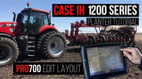 Case IH 1200 Series Planter - Edit Run Screen Layout on Pro 700 Monitor ...