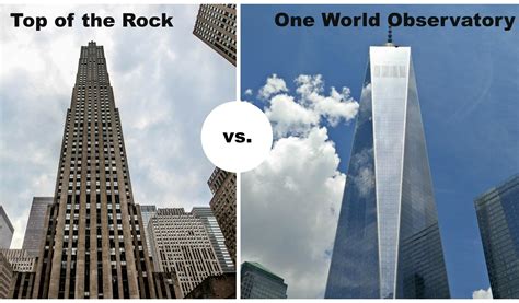 Top of the Rock vs One World Observatory - Go City