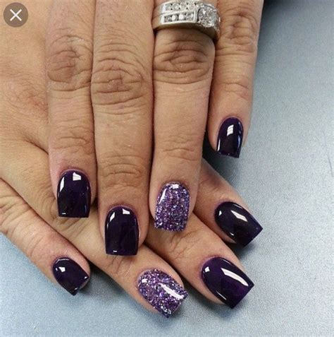 Pin on UÑAS | Purple nails, Purple nail art designs, Purple nail designs