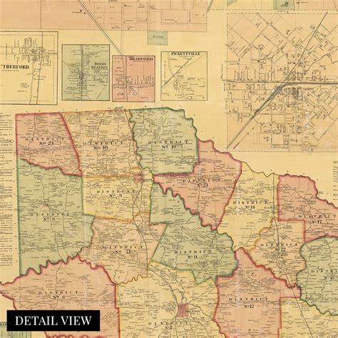 1877 Gibson County Tennessee Map Old Map of Gibson County - Etsy