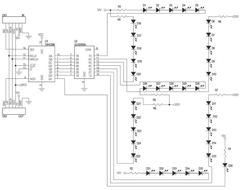 7 Segment LED Based SPI Display using 74HC595 - Electronics-Lab