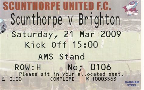 Scunthorpe United 21.3.09 | Scunthorpe United 2 - 0 Brighton… | Flickr