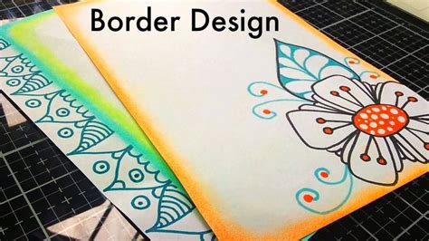 Assignment Front Page Design | Simple Paper Borders | Border Designs - YouTube | Border design ...