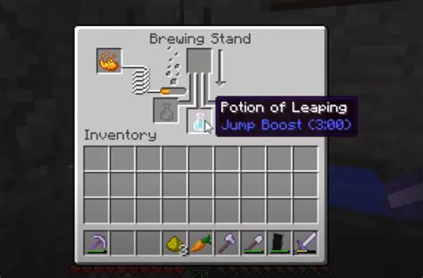 How To Make A Potion Of Leaping II(1:30): Minecraft Recipe