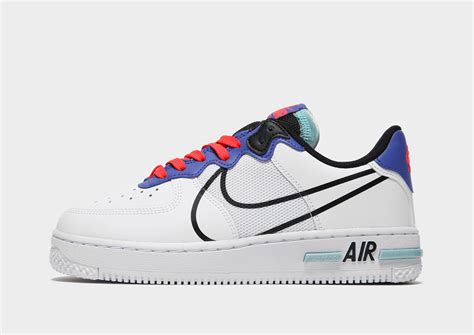 Acquista Nike Air Force 1 React Junior in Bianco