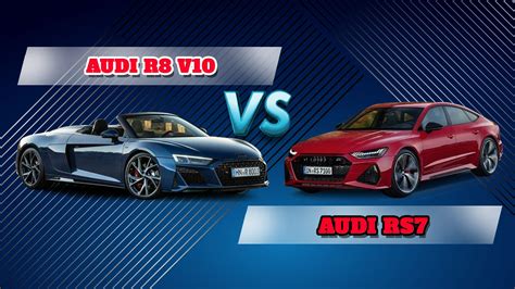 Audi RS7 vs Audi R8 V-10: Which Of These High-Performance Cars Should You Pick?