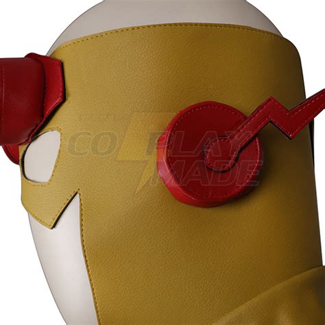 Flash Yellow Cosplay Halloween Costumes Zentai Suit Full Set - $172.04 : Cosplaymade.com