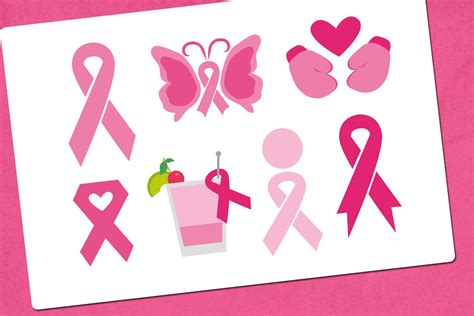 Pink Ribbon Day October Illustrations