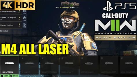 M4 All Laser MODERN WARFARE 2 M4 All Laser | MW2 Vault Edition M4 All Laser | COD MW2 M4 ...