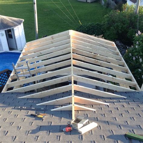 How To Extend A Roof Over A Patio Gable Roof Patio Cover With Wood Stained Ceiling – Outdoor ...