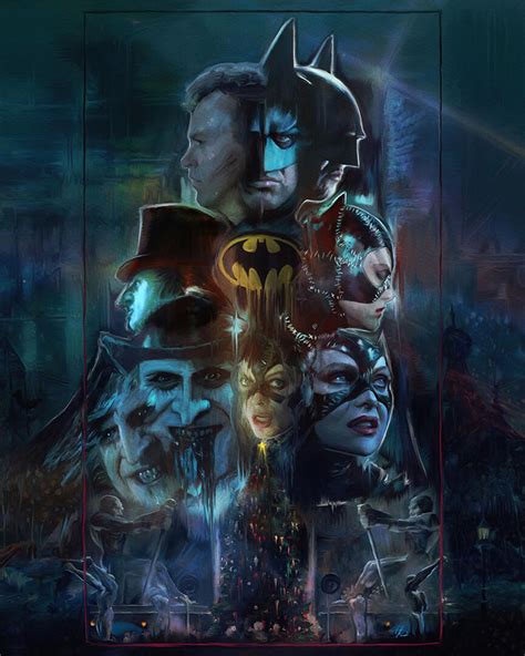 Batman Returns by John Dunn - Home of the Alternative Movie Poster -AMP-