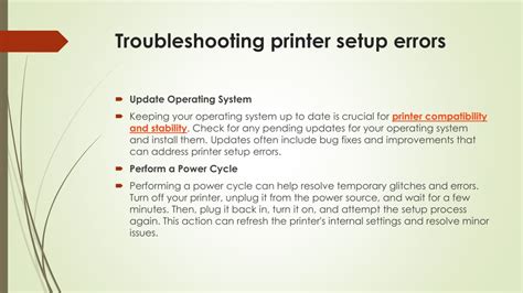 PPT - Troubleshooting Printer Setup Errors PowerPoint Presentation ...