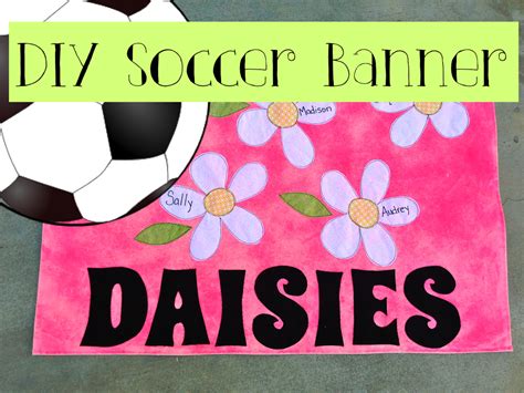 DIY Soccer Banner Tutorial