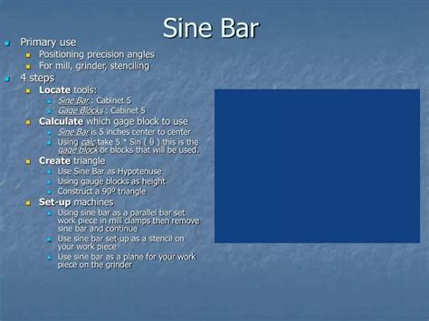 PPT - Sine Bar PowerPoint Presentation, free download - ID:4294167