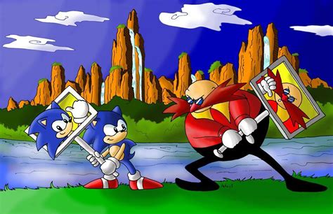 Sonic vs. Eggman - The Epic battle | Sonic the Hedgehog | Know Your Meme