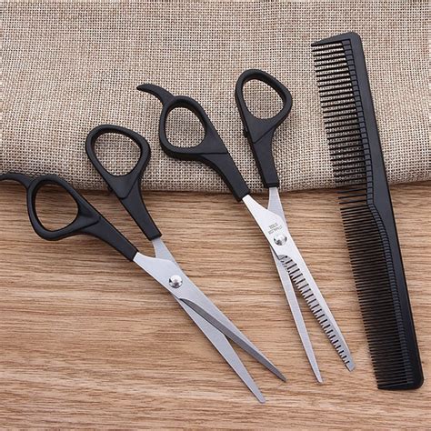 3 Pcs Hair Scissors Cutting Shears Salon Barber Hair Cutting Thinning ...