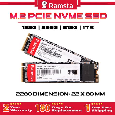 Ramsta R900 NVMe SSD PCIe SSD 128GB/256GB/512GB/1TB (m.2 2280 pcie) Solid State Drive | Shopee ...