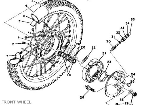 Yamaha DT175 1978 USA parts lists and schematics