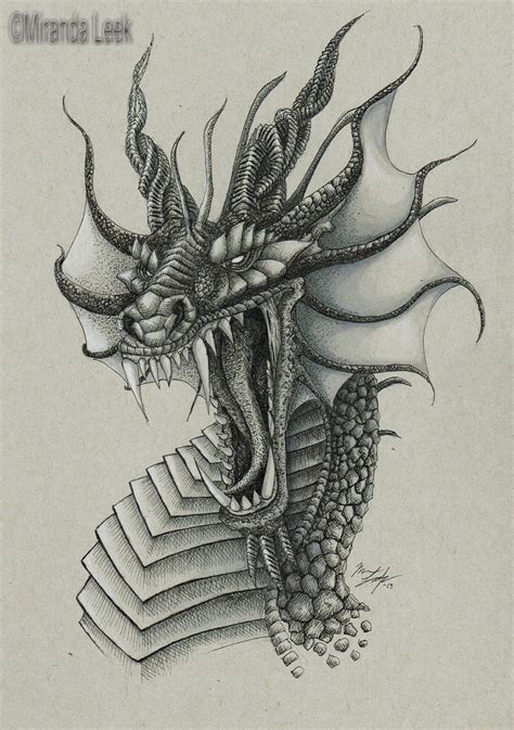 Pencil Drawing Dragons at GetDrawings | Free download