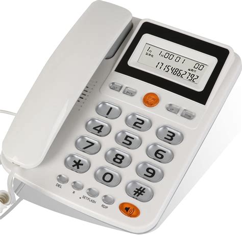 Sangyn Landline Corded Telephones with Caller ID, Display, Tilt Display, Extra Loud Ringer ...