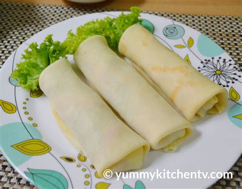 Lumpiang Sariwa with Fresh Wrapper and Sauce - Yummy Kitchen