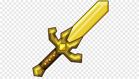 Minecraft Sword Weapon Xbox 360 Gold, gold texture, angle, texture Mapping png | PNGEgg