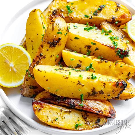 Greek Lemon Potatoes (So Easy) - Wholesome Yum