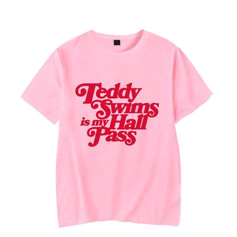 Teddy Swims Merch T-shirt Hall Pass Tee Fashion Men Women t shirt Sweatshirt Summer Casual Short ...