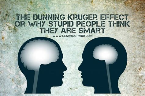 The Dunning Kruger Effect or Why Stupid People Think They Are Smart ...