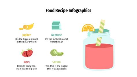 Food Recipe Infographics Google Slides & PowerPoint template