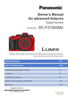 Panasonic Lumix FZ1000 II Printed Manual