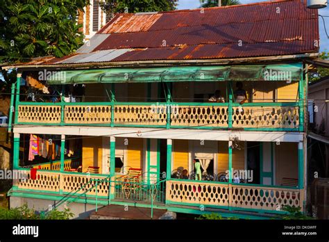 Colonial architecture, Port Antonio, Jamaica, West Indies, Caribbean, Central America Stock ...